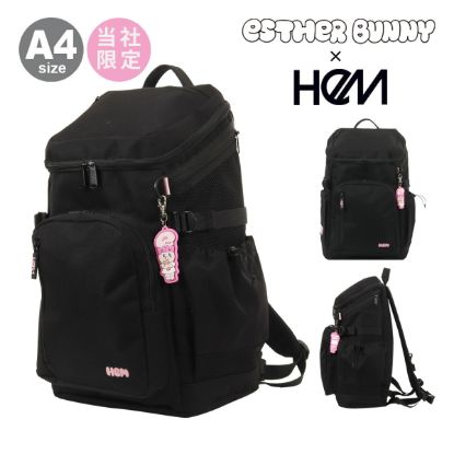 ヘム エスターバニー 30L A4 スクールリュック 通学 学校 部活 大容量 撥水 抗菌 PCポケット タブレットポケットリュック デイパック HeM の画像
