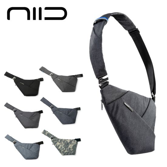 图片 ニード ショルダーバッグ メンズ レディース <br>D1 NIID URBANATURE｜チェストバッグ ボディバッグ 撥水 盗難防止 防犯 1年保証