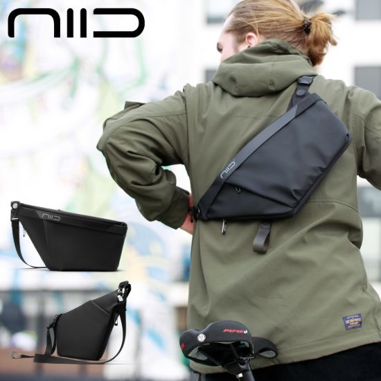 Picture of ニード ボディバッグ メンズ レディース <br>FINO IV F4 NIID URBANATURE｜極薄 8インチ スリングバッグ チェストバッグ ショルダーバッグ 拡張 軽量 撥水 大容量 1年保証