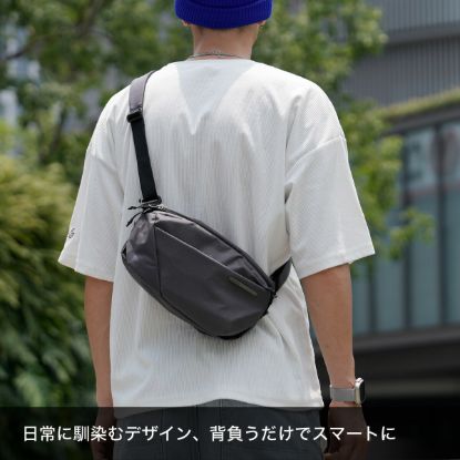 图片 NIID ニード ボディバッグ ショルダーバッグ メンズ レディース<br>NEO Nomad Sling 撥水 スリングバッグ コンパクト サブバッグ 通勤 通学 旅行 観光 1年保証 斜めがけ アウトドア