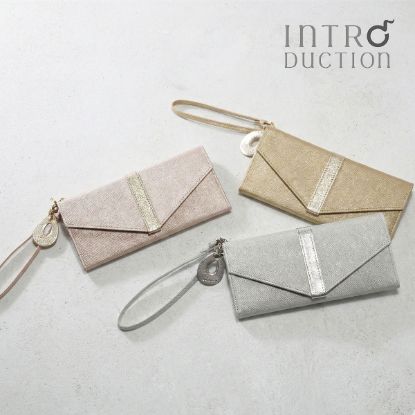 イントロダクション 長財布 ギャルソン 本革 レザー 国産 日本製 開運日 天赦日 寅の日 レディース<br>1702-939 ラプラダ INTRODUCTION 薄い 軽い 軽量 ストラップ付き の画像