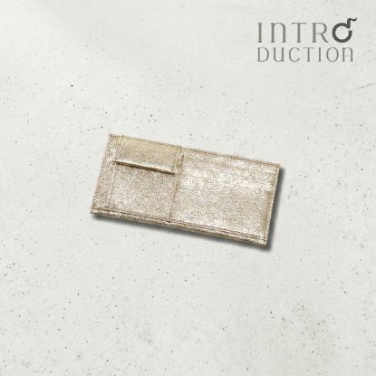 イントロダクション 長財布 ミニマム 本革 レザー 国産 日本製 開運日 天赦日 寅の日 メンズ レディース<br>1802-441P プラチナ ポケットウォレットS INTRODUCTION 薄い 軽い 軽量 冠婚葬祭 の画像