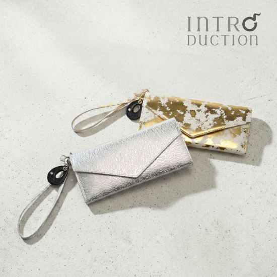 Picture of イントロダクション 長財布 ギャルソン 本革 レザー 国産 日本製  開運日 天赦日 寅の日 レディース<br>2402-379 レーテ INTRODUCTION 薄い 軽い 軽量 ストラップ付き