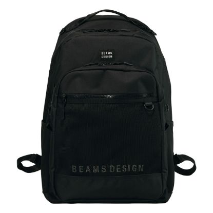 图片 ビームス デザイン リュック 35L B4 17インチ スクールリュック 当社限定 バックパック タブレット収納 PC収納 メンズ レディース <br>BMMHD004 リュックサック 別注 BEAMS DESIGN 通勤 通学 学校 部活 合宿