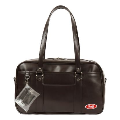 Picture of デイライフ スクールバッグ スクバ A4 別注 限定モデル ステッカー クリアケース チャーム付き 合皮 <br>DAYLIFE 3182604 ボストンバッグ 通学 韓国っぽ 韓国ブランド