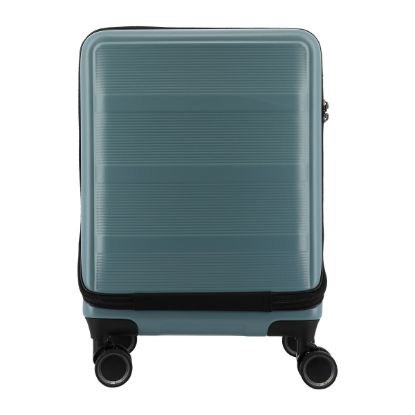 トランジットラウンジ スーツケース 機内持ち込み フロントオープン リップルFO 35L 47cm 3.6kg <br>20239 TRANSIT LOUNGE｜キャリーケース キャリーバッグ フロントポケット ハードケース ファスナー TSAロック搭載 の画像