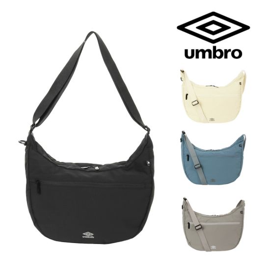 別注 アンブロ トランジットラウンジ コラボ ショルダーバッグ 大きめ 70511 <br>UMBRO TRANSIT LOUNGE 当社限定 ハーフムーンバッグ 軽い 撥水 旅行 お出かけ の画像